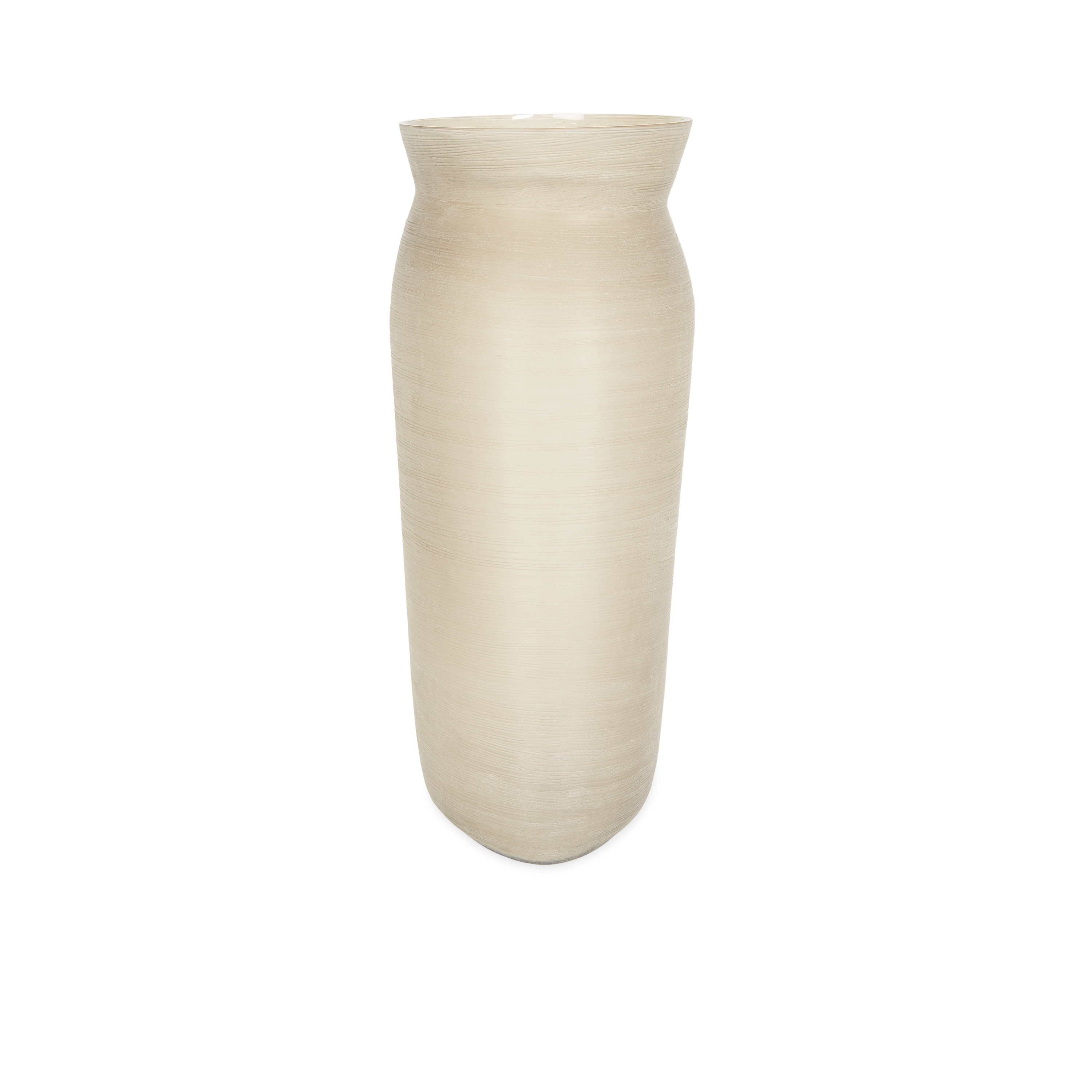 Elegant Funnel Glass Vase for Flowers - Modern Home Decor Centerpiece for Weddings, Dining Tables & Living Room Displays
