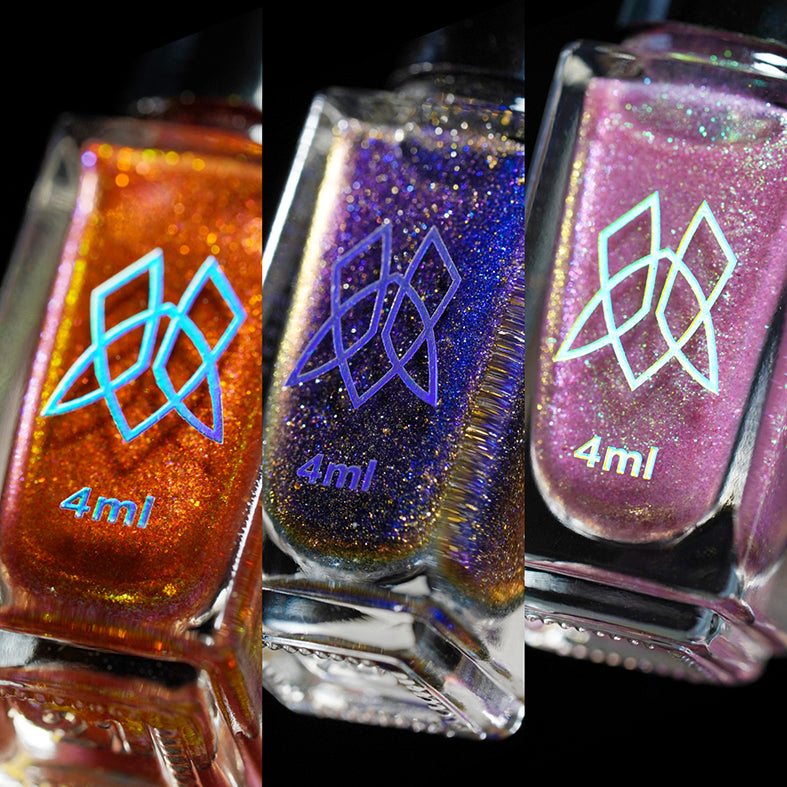 Deep Sea Treasures Mini Nail Polish Trio Set - Long Lasting Vegan Nail Lacquer Kit for Manicure & Pedicure | Perfect for Beach Vacations, Spa Days & Gift Giving