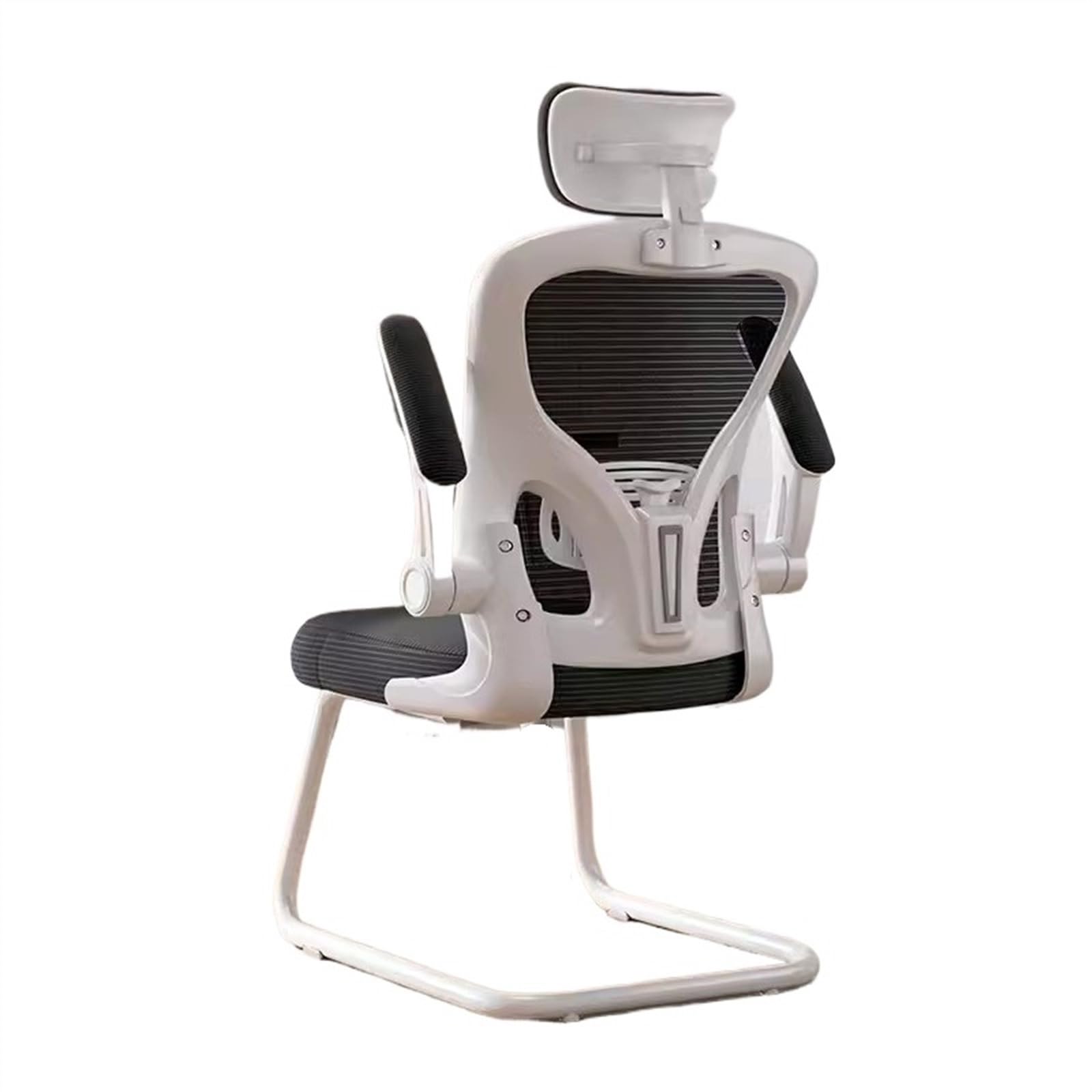 Ergonomic Office Chair with Breathable Mesh & Adjustable Headrest - High Back Desk Chair with Lumbar Support & Adjustable Armrests - Comfortable for Long Hours (Gray) - Perfect for Home Office, Gaming & Workspaces