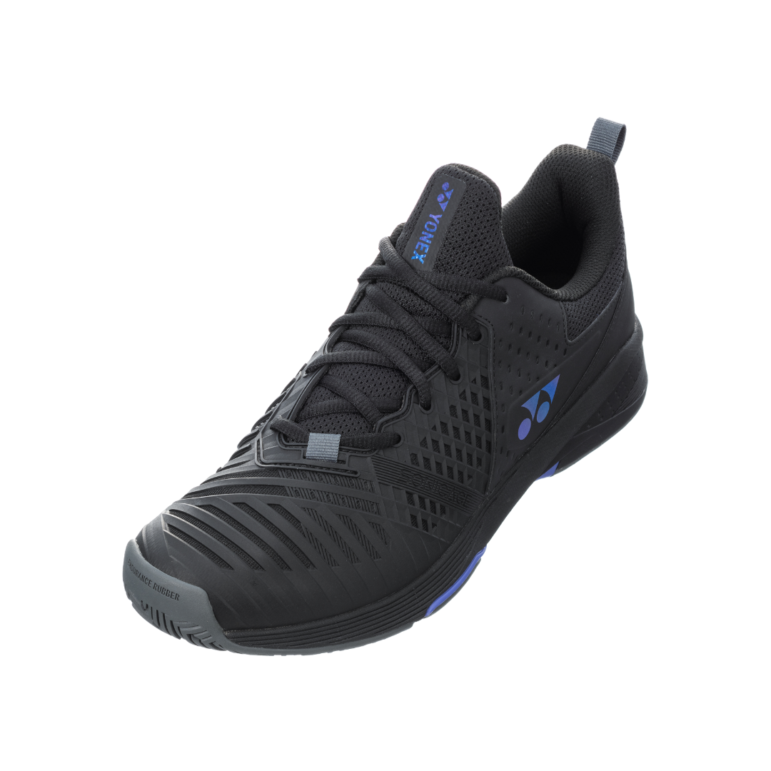 Yonex Power Cushion Sonicage 3 Men's Tennis Shoes - All Court Black Athletic Shoes for Men | Perfect for Hard Court, Clay & Indoor Tennis Matches