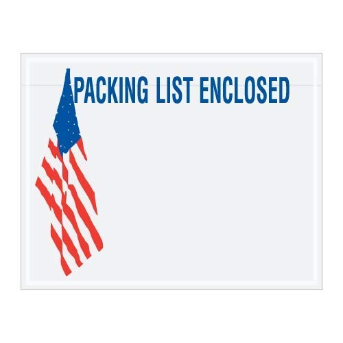 TapePlanet USA Packing List Envelopes - 1000 per Case (7