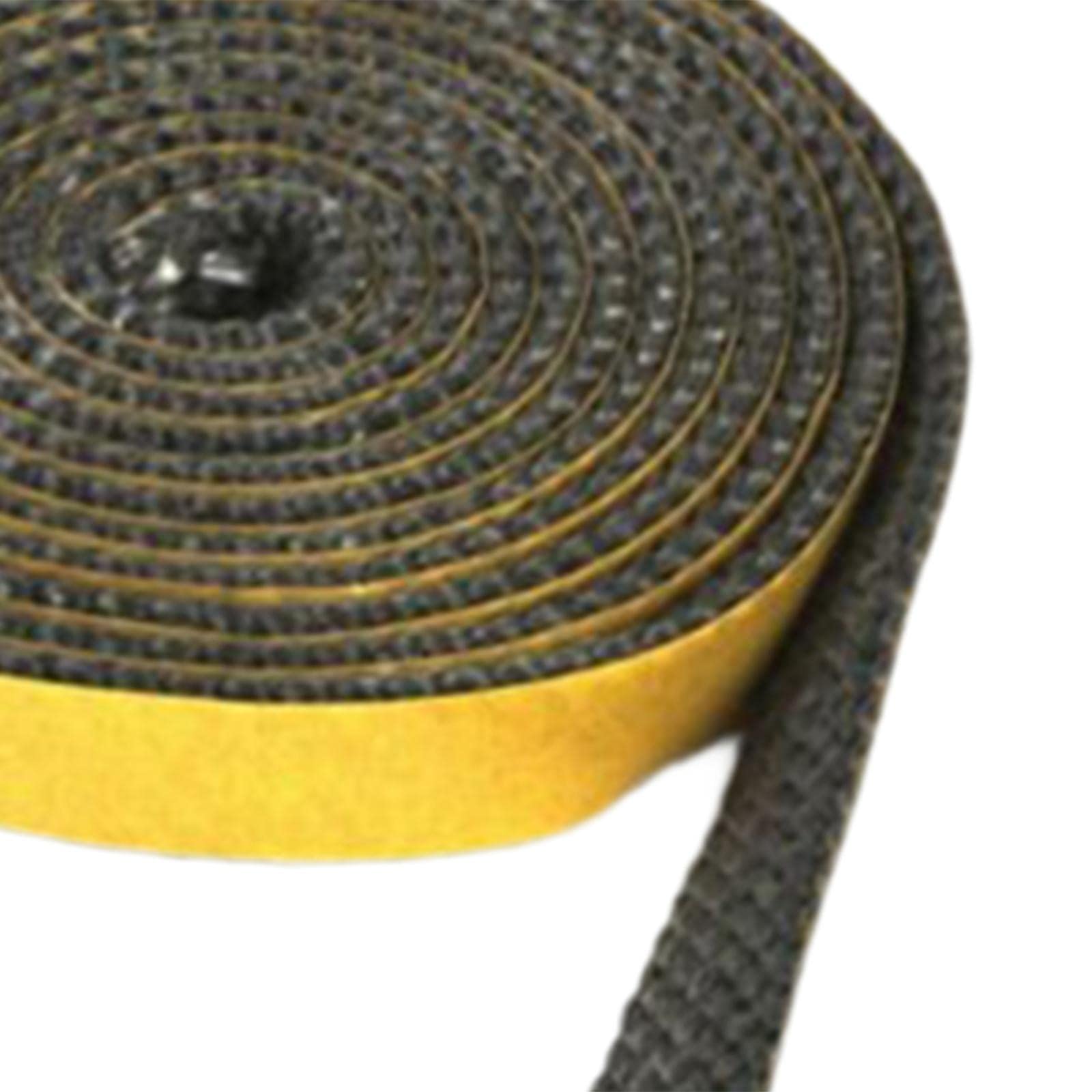 WeiLaiKeQi Self-Adhesive Stove Window Glass Gasket Tape - 3mm x 20mm x 200cm Flat Stove Door Seal for Fireplace & Wood Stove - Heat Resistant & Durable - Perfect for Repairing Cracked or Loose Stove Glass Seals (Ideal for Wood Stoves, Fireplaces, and Pellet Stoves)