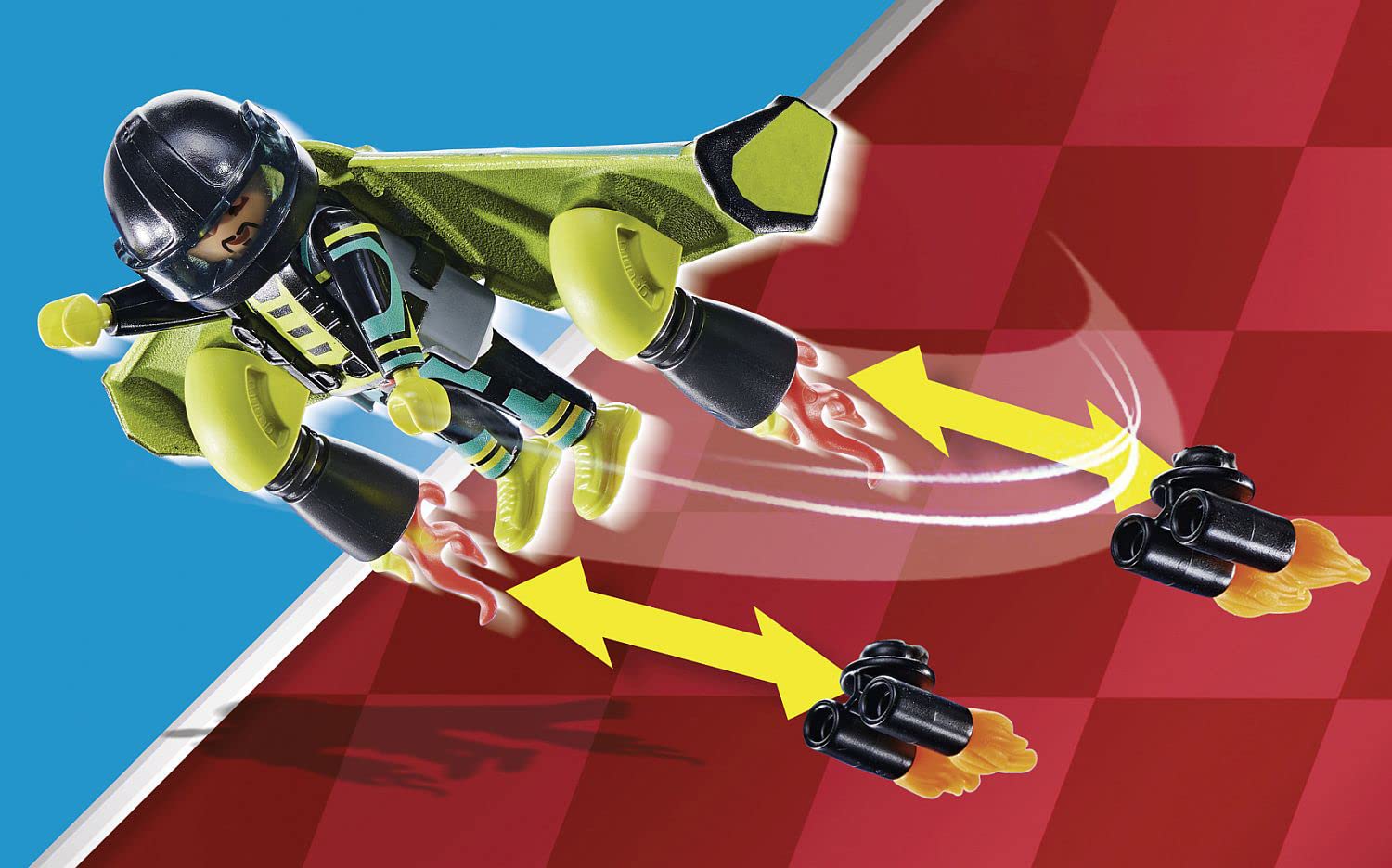 Playmobil Air Stunt Show Service Station Toy Set - Interactive Playset for Kids with Stunt Plane & Accessories - Perfect for Imaginative Play & Adventure Scenarios