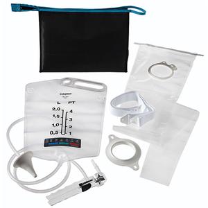 Coloplast Assura Irrigation Set Deluxe Version - Latex-Free Catheter Kit for Bladder Management | Ideal for Home Use & Travel