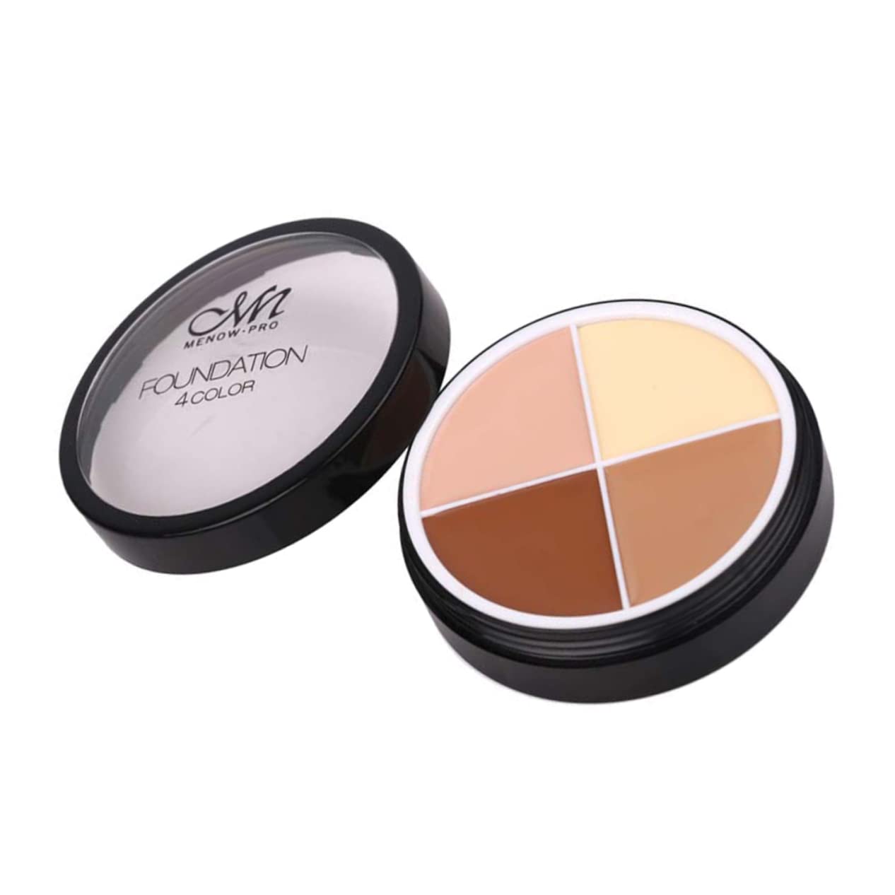 FRCOLOR 4-in-1 Makeup Concealer Kit - Cream Concealer Palette & Camouflage Pen for Women - Dark Circle Cover, Blemish Corrector - Perfect for Daily Makeup & Professional Use