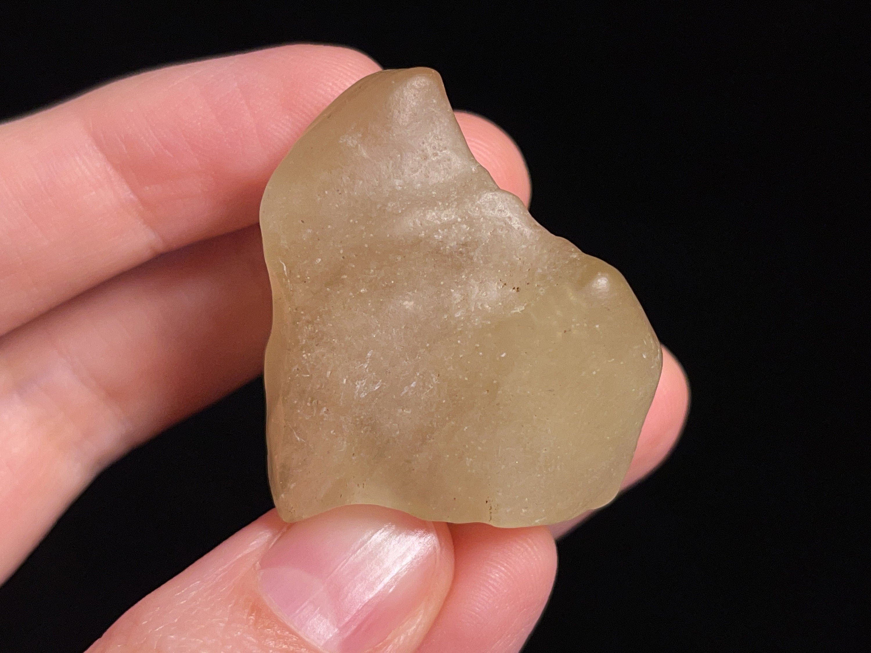 Premium Libyan Desert Glass Raw Crystal - Rare 2A Grade 24.3g - Natural Healing Stones for Meditation & Energy Work - Metaphysical Crystal Collection for Spiritual Growth & Chakra Balancing