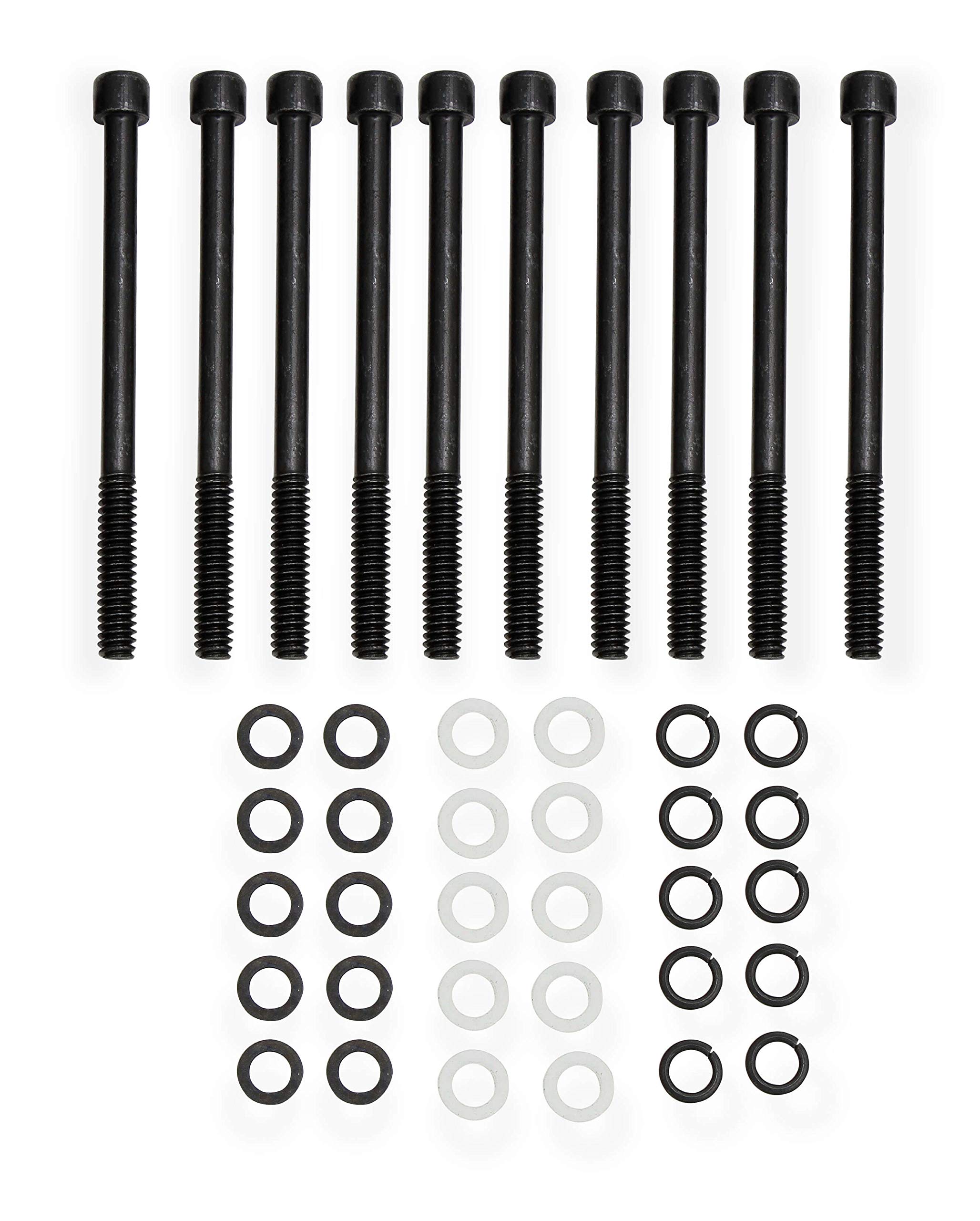 Holley 890003B Black Aluminum Valve Cover Set with Emissions Port - High Performance Engine Upgrade for Chevy, Ford, Dodge - Perfect for Car Restoration & Racing Applications
