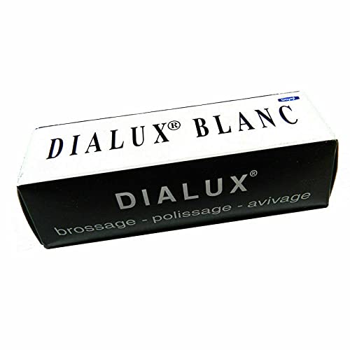 Premium Jewelry Polish for White Metals - Dialux Green & White Rouge Bars (2-Pack) | Safe for Silver, Platinum & Gold | Perfect for Rings, Necklaces & Watches