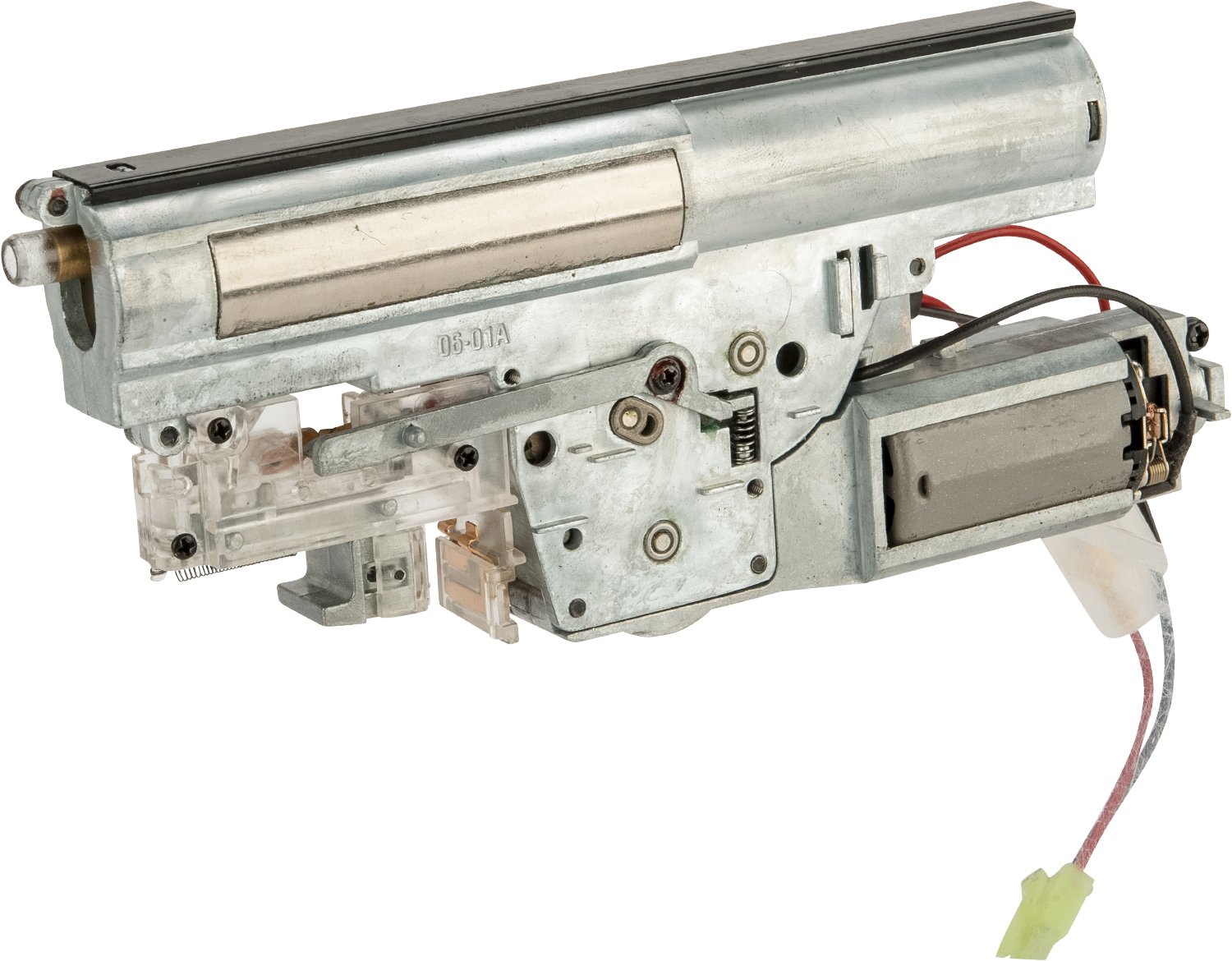 Evike - Complete Reinforced Gearbox with High Power Motor for P90 Series AEG Airsoft Guns | Upgrade Kit for Enhanced Performance | Perfect for Airsoft Battles & Tactical Training