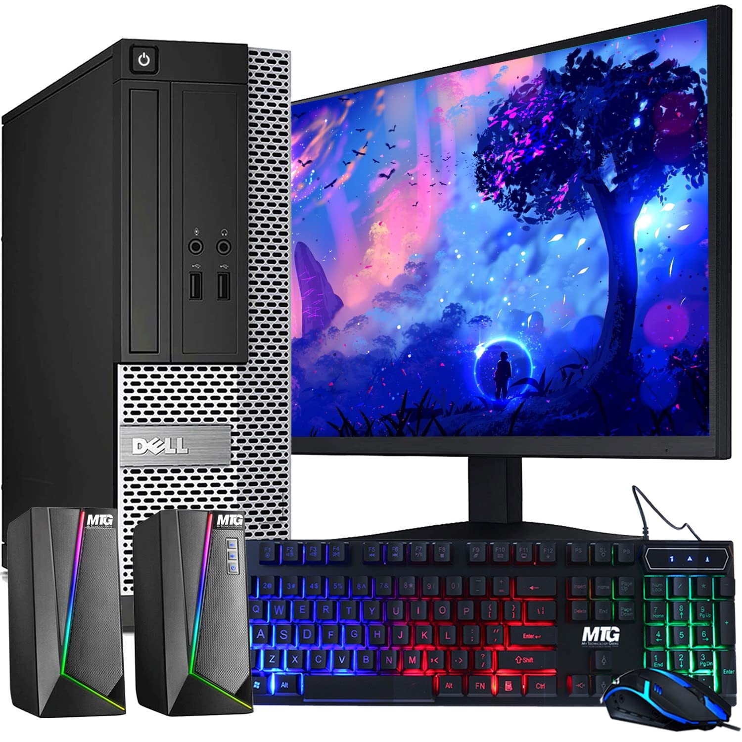 Refurbished Dell OptiPlex 7010 Desktop PC with Intel Core i7, 16GB RAM, 2TB HDD - Includes 22