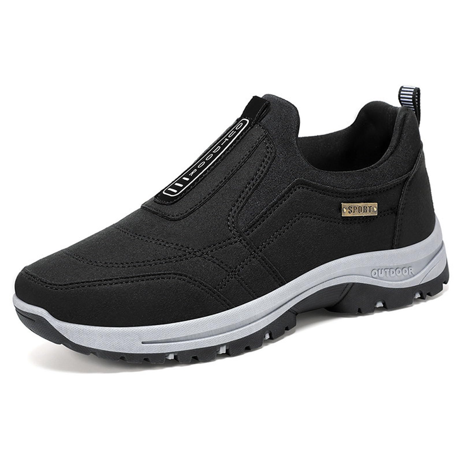 ReliefFoot Men's Waterproof Orthopedic Walking Shoes - Comfortable Support for Plantar Fasciitis & Flat Feet - Ideal for Hiking, Travel & Daily Walking