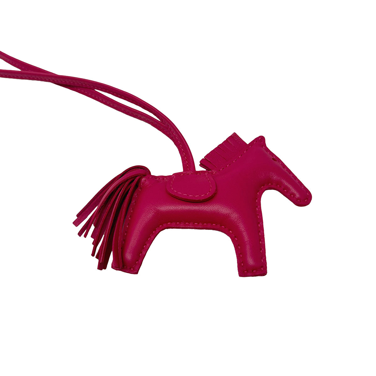 Hermes Rodeo PM Swift Leather Charm Bag Accessory - Cute Horse Keychain for Handbags & Wallets | Perfect Gift for Fashion Lovers & Luxury Collectors | Use as Purse Charm, Bag Decoration or Key Ring