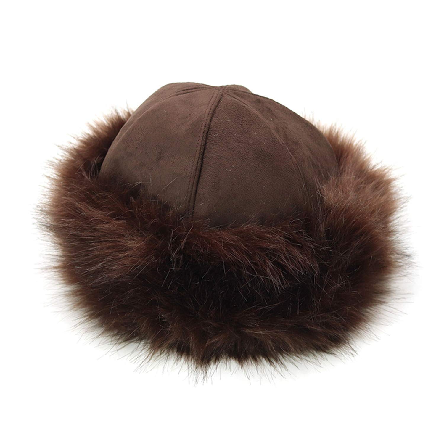 Faux Fur Winter Hat Headband - Russian Style Warm Cap for Women & Men - Cozy Snow Hat for Cold Weather, Outdoor Activities & Fashion