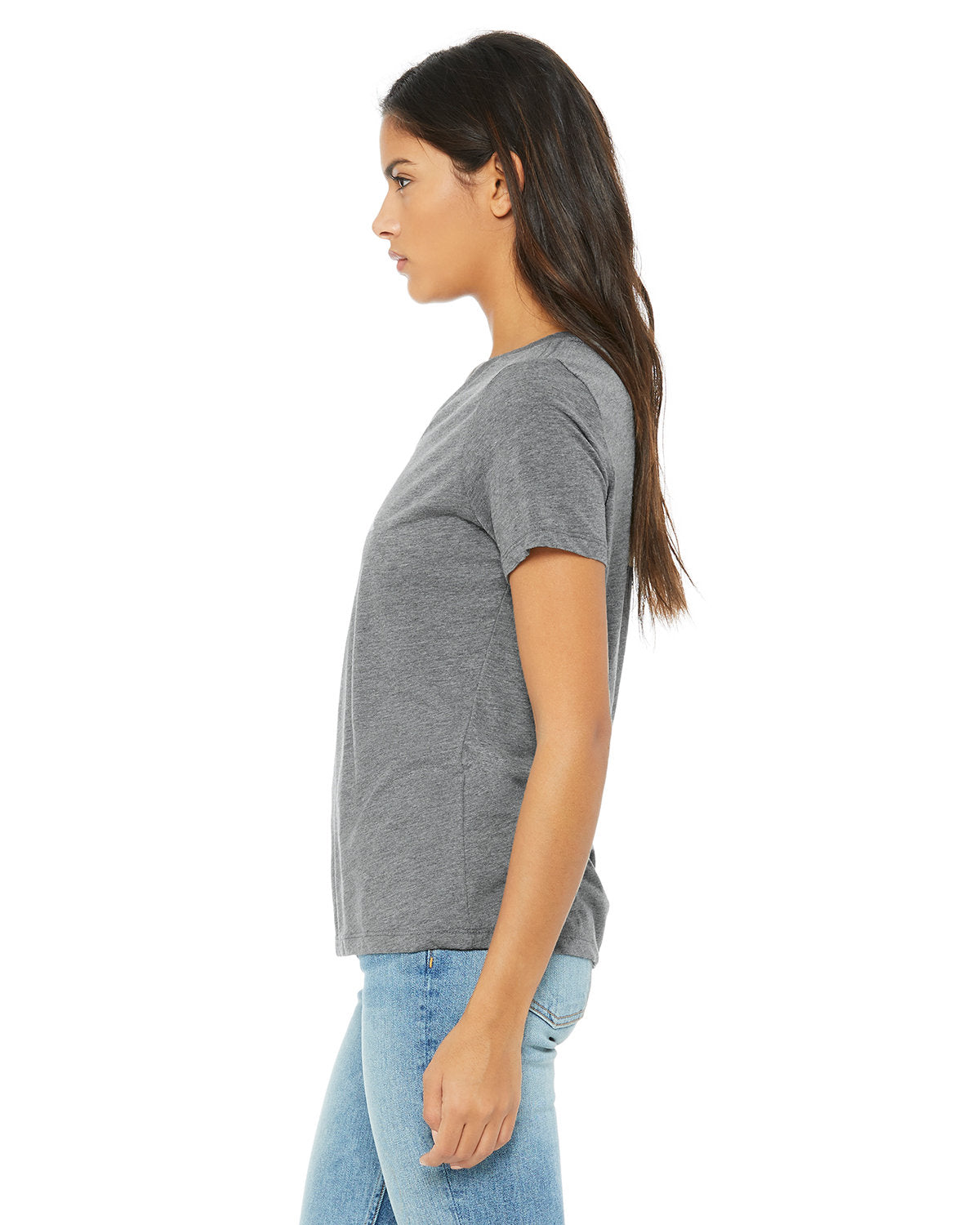 Bella + Canvas 6405 Women's Relaxed Fit Jersey V-Neck T-Shirt - Soft Cotton Tee for Casual Wear, Lounge & Everyday Outfits