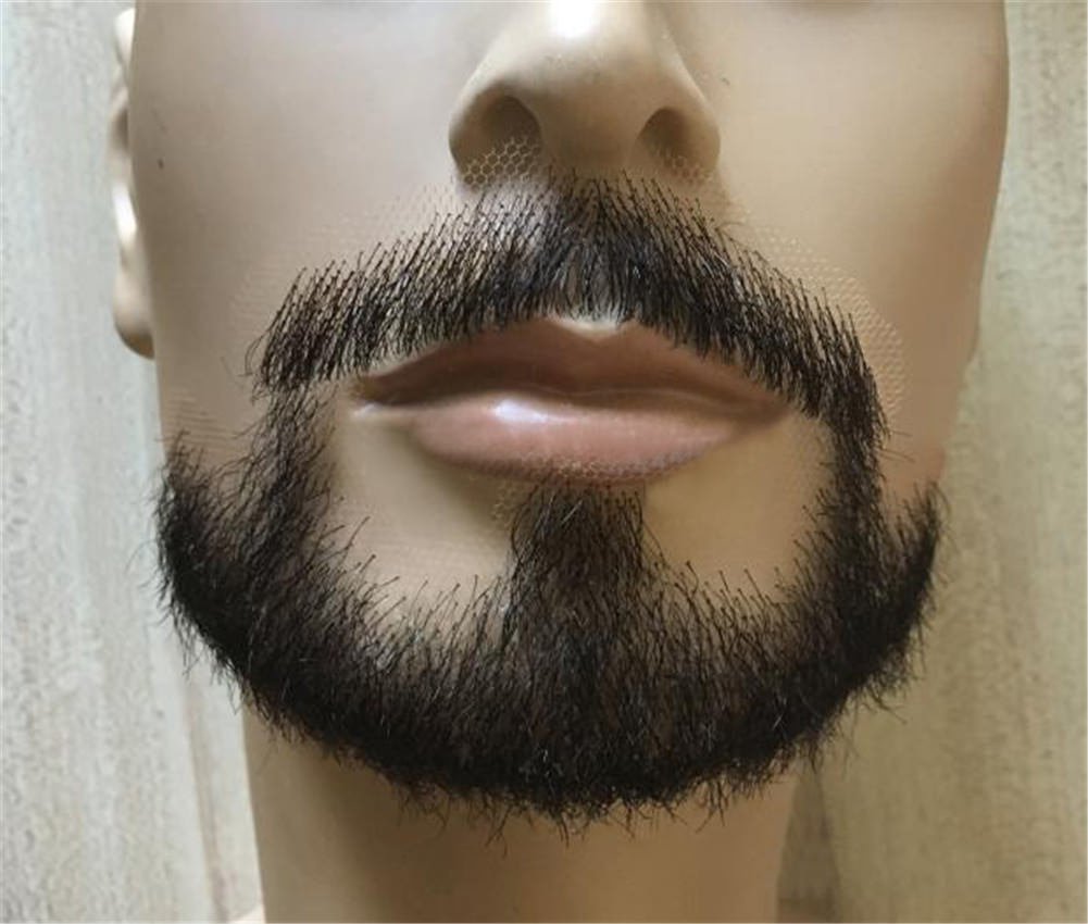 Remeehi Self-Adhesive Human Hair Beard & Mustache Costume Accessory #74 - Perfect for Cosplay, Halloween, Theater & Makeup Transformations