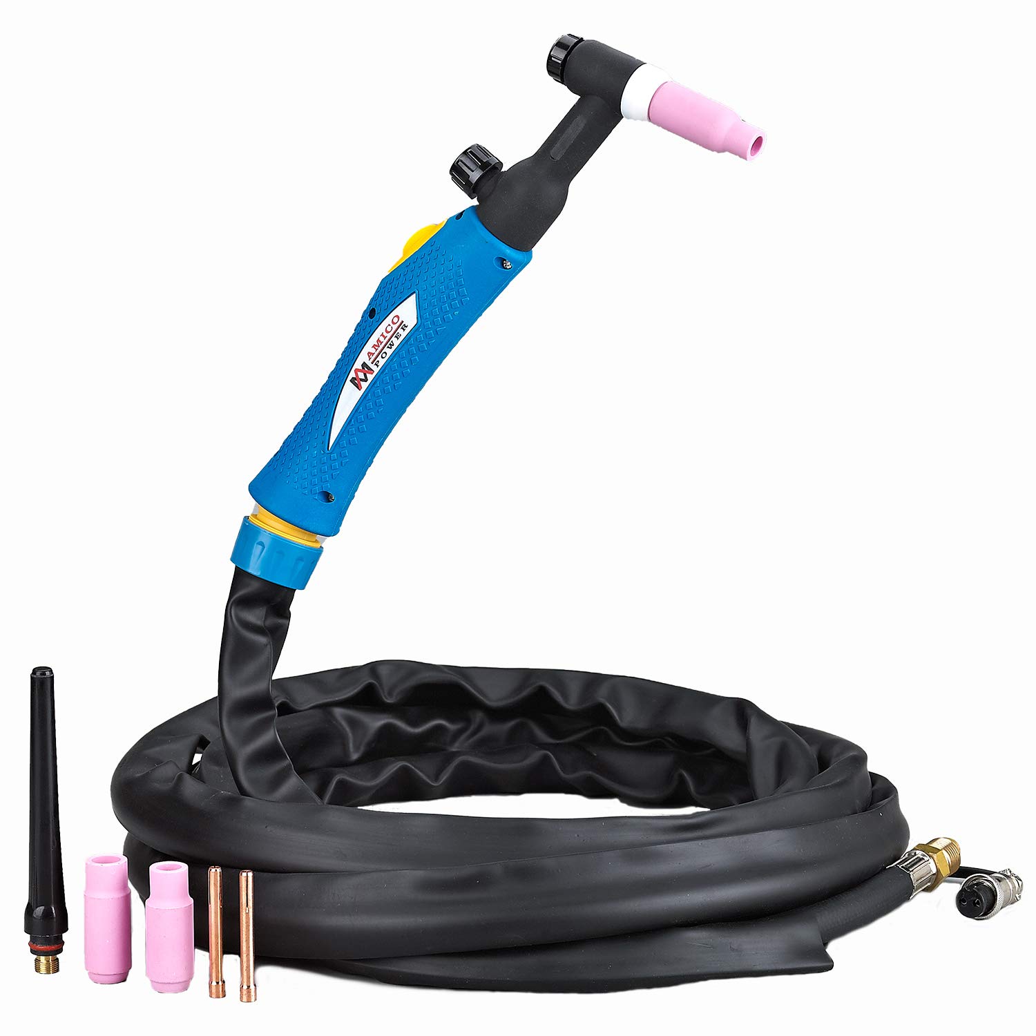 TIG-26V 200 Amp 13-Feet Professional TIG Welding Torch - Compatible with Amico Power TIG Welders | Perfect for DIY Projects, Metal Fabrication & Automotive Repairs
