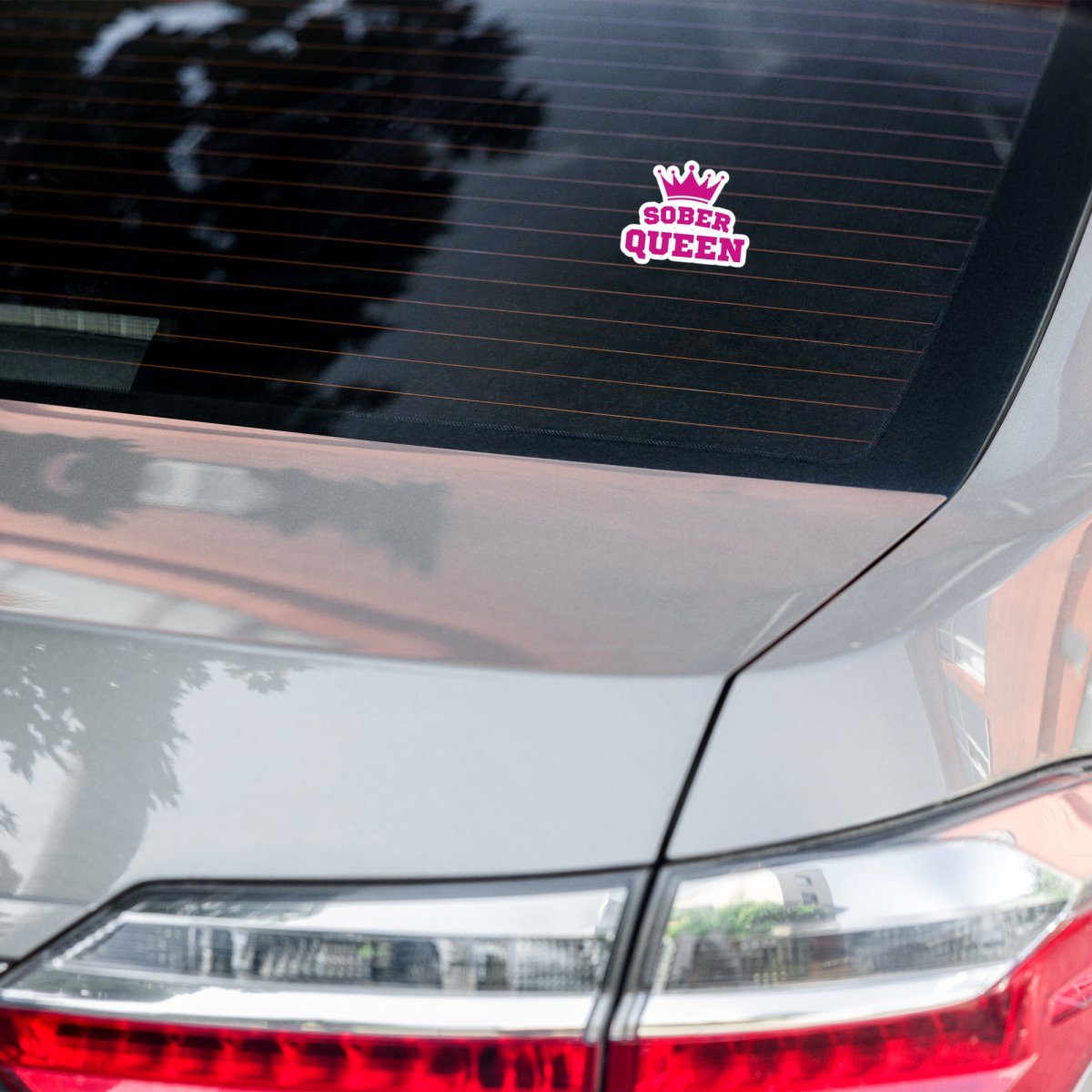 Sober Queen Bubble-Free Vinyl Sticker - Waterproof & Durable Decal for Laptops, Water Bottles & DIY Crafts - Perfect for Home, Office & School Decor