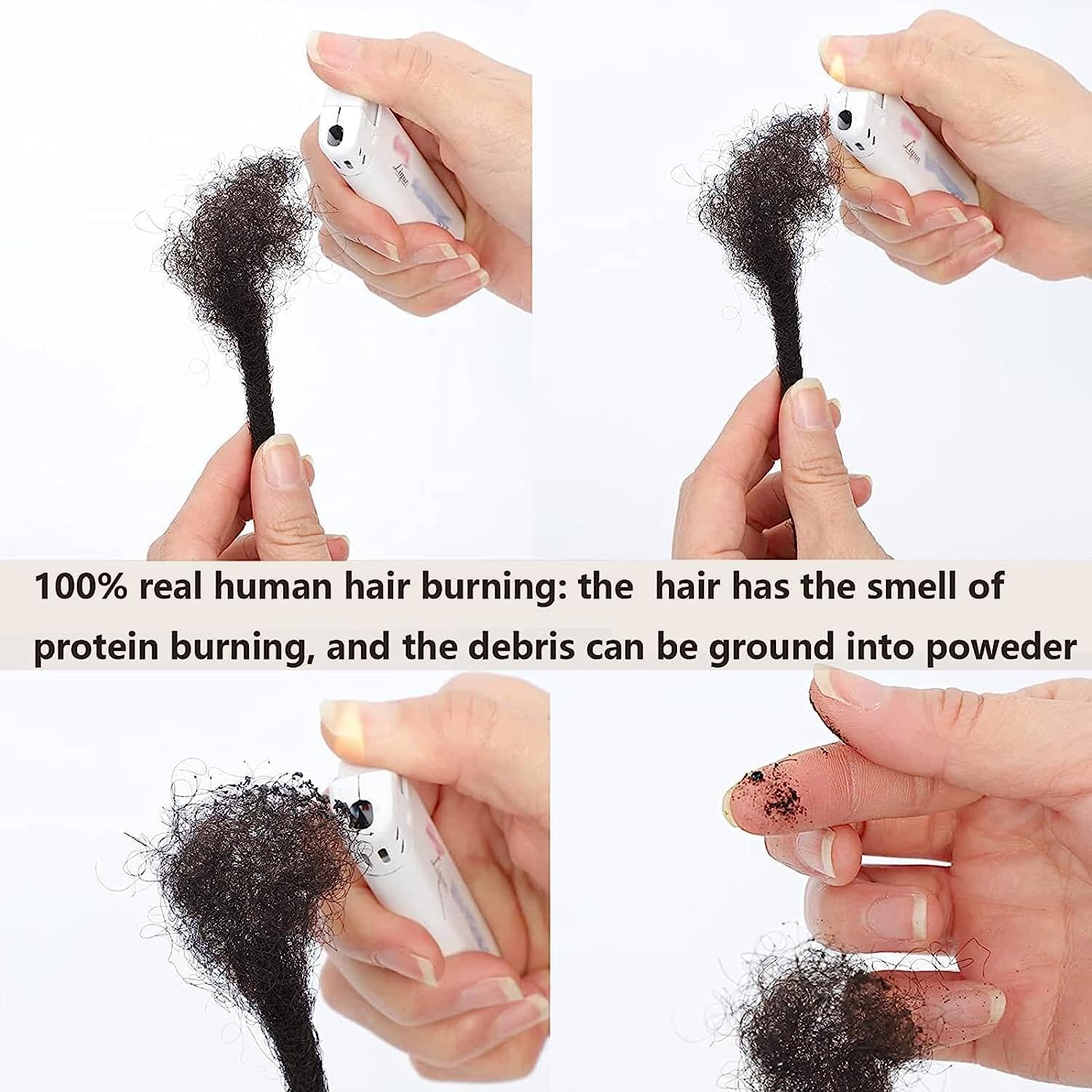 100% Real Human Hair Loc Extensions - 60 Strands 4