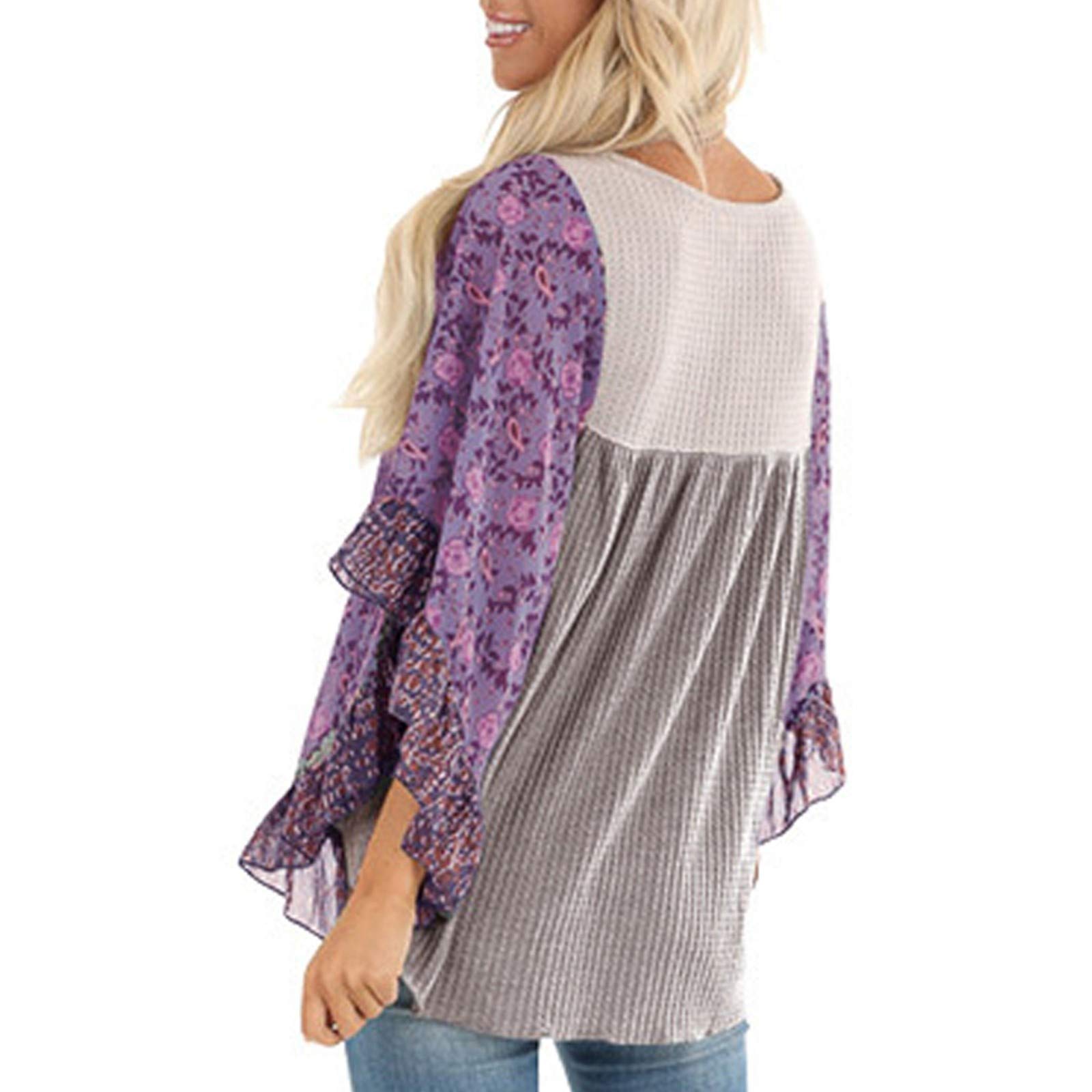 Chunky Turtleneck Sweater for Women - Asymmetric Hem Fleece Pullover with Cowl Neck | Warm Winter Knit Top (Purple, Medium) | Perfect for Office Wear, Casual Outings & Holiday Outfits