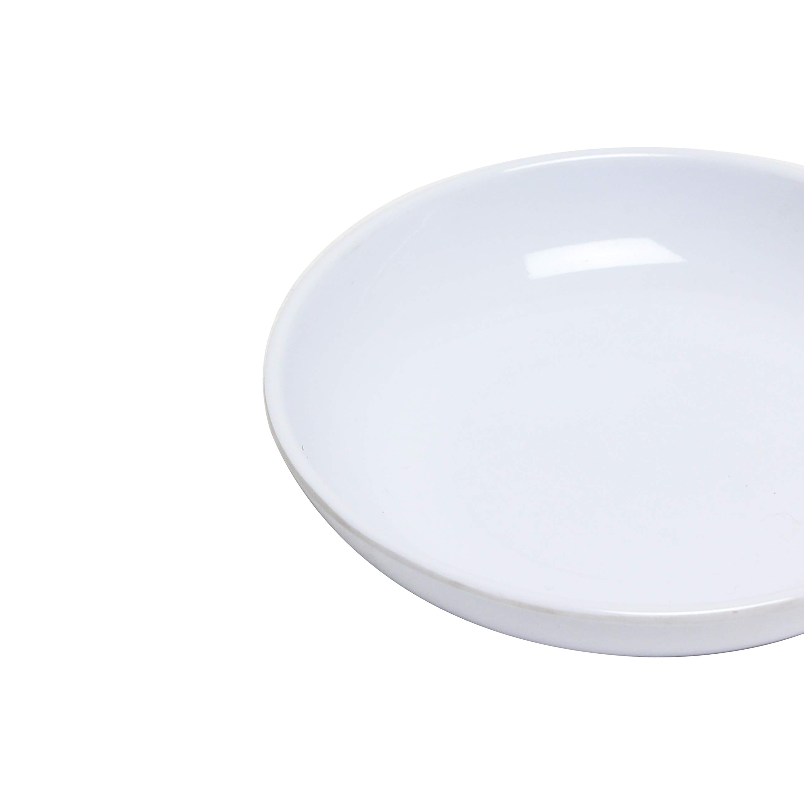 Premium Melamine Dinnerware Set - 4 oz Small Plates (4.5 Inch), Pack of 12 - Durable & Lightweight for Outdoor Dining, Picnics, Camping and Party Serving