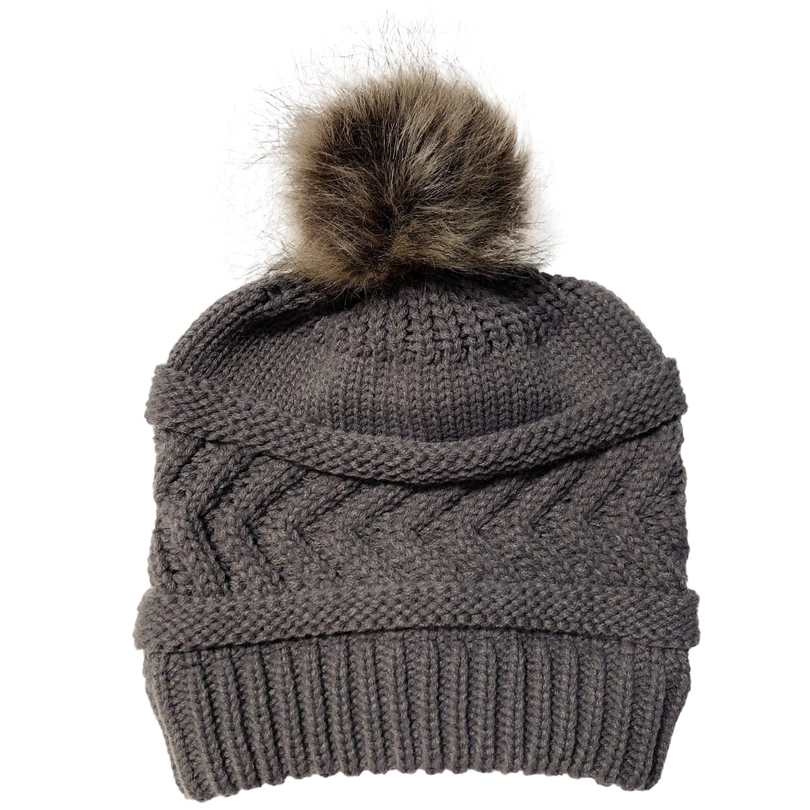 Warm Winter Beanie Hat for Women & Men - Lightweight Cashmere Slouchy Ribbed Knit Hat, Wool Blend Cuffed Soft Ski Skull Cap - Perfect for Skiing, Snowboarding & Cold Weather Activities