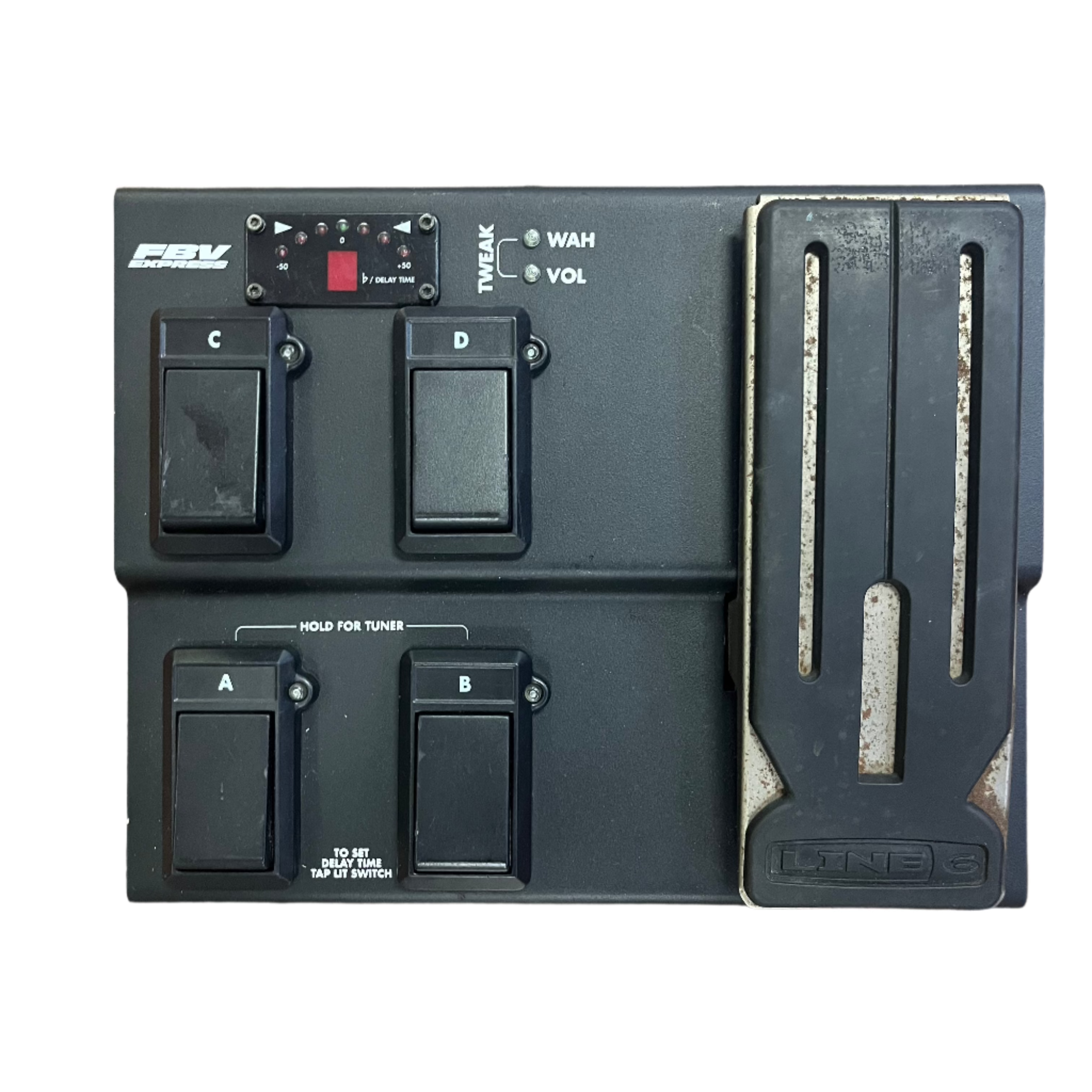 Line 6 FBV Express Guitar Footswitch Wah Pedal - Compact Multi-Effects Controller for Live Performances & Studio Recording