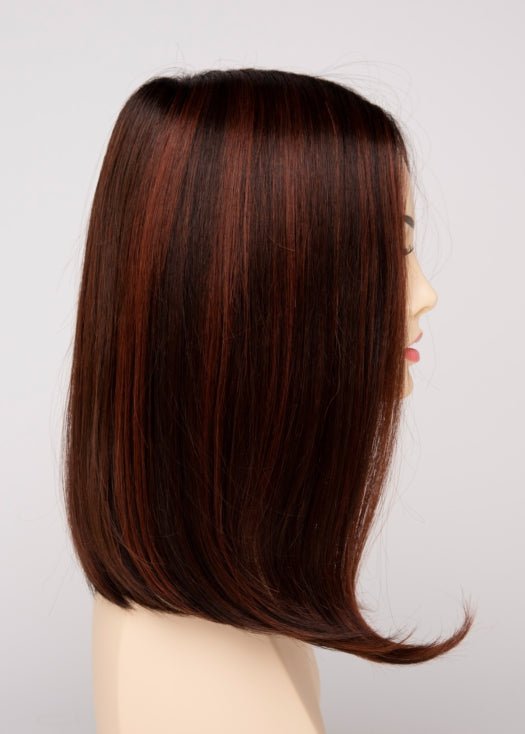 Chelsea Mono Top Wig - Human Hair & Synthetic Blend for Natural Look | Perfect for Daily Wear, Cosplay & Special Occasions