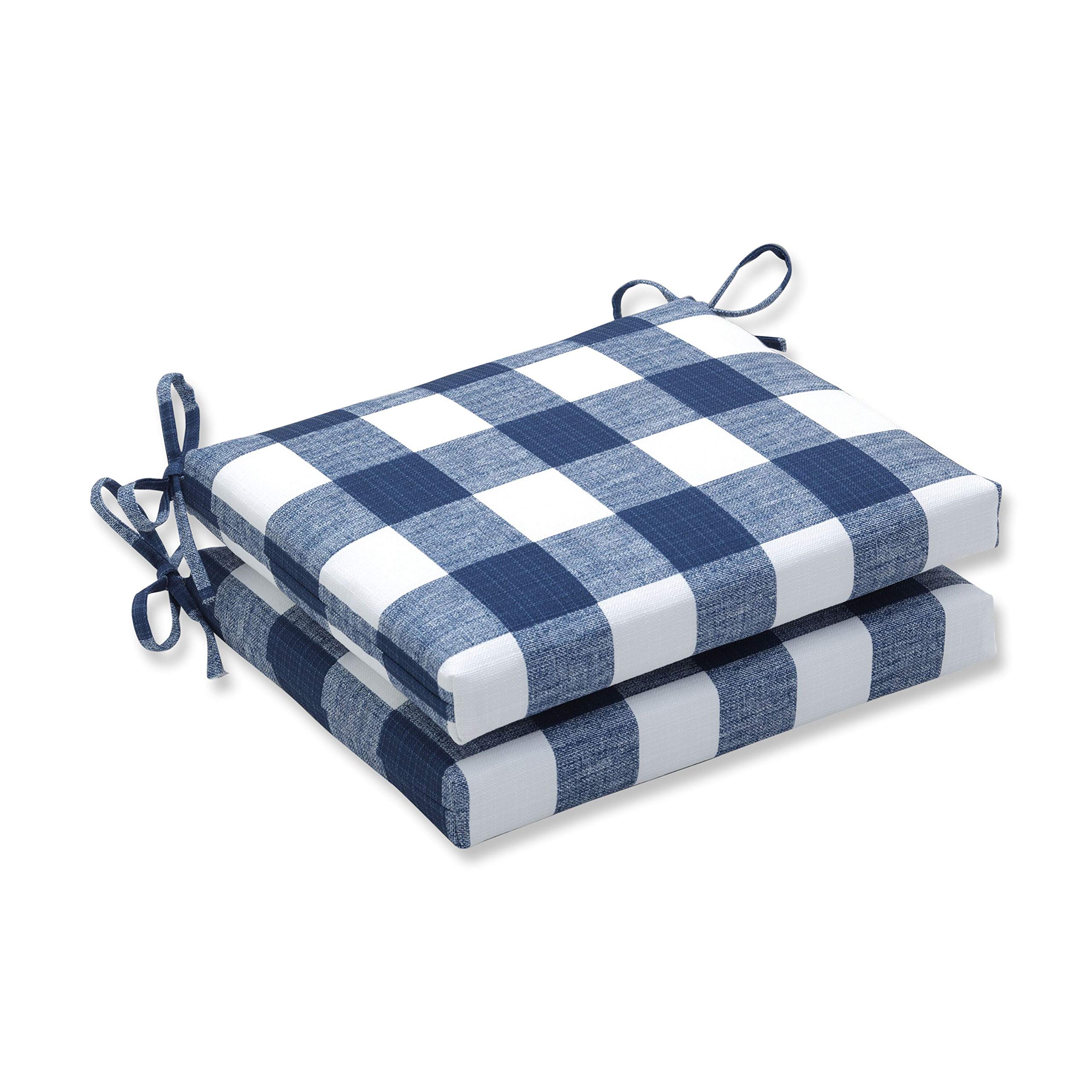 Premium Anderson Zaffre Blue Square Corner Seat Cushions 18.5