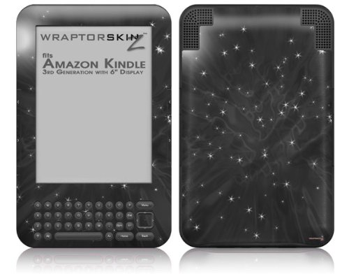 Premium Stardust Black Decal Skin for Amazon Kindle 3 Keyboard (6-inch Display) - Durable Protective Cover with Anti-Scratch Design | Perfect for Reading, Travel & Daily Use