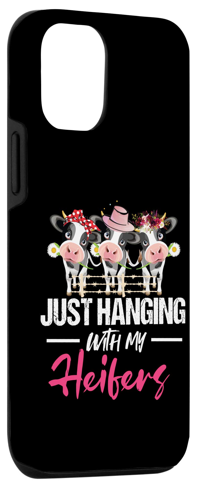 Funny Cow Farm Animal Life iPhone 12/12 Pro Case - Perfect for Farmers, Ranchers & Country Lovers - Durable Protective Phone Cover for Daily Use & Outdoor Activities