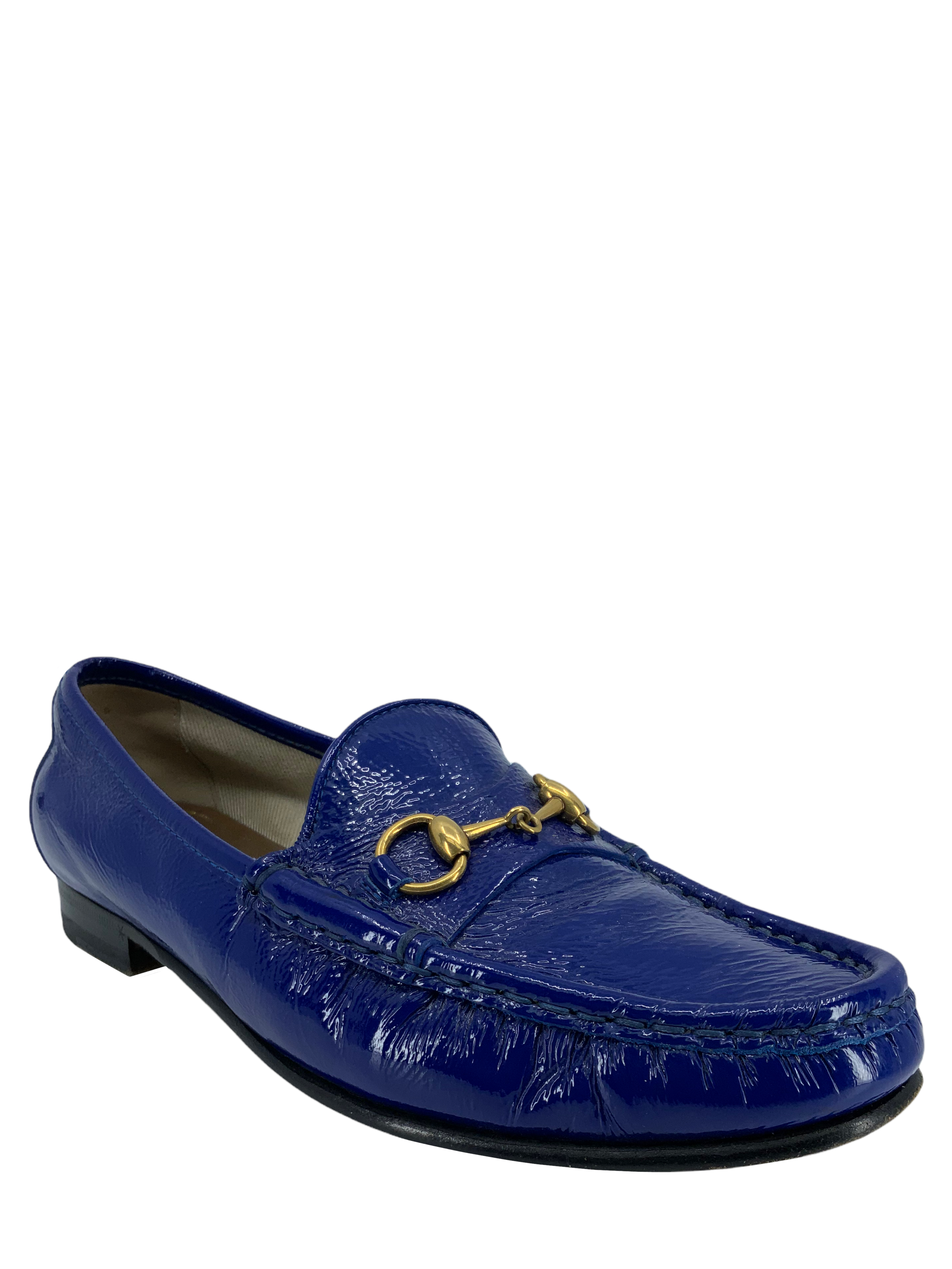 Gucci Classic Patent Leather Horsebit Loafers for Women - Size 7.5 US | Luxury Italian Leather Shoes for Business, Office & Formal Occasions