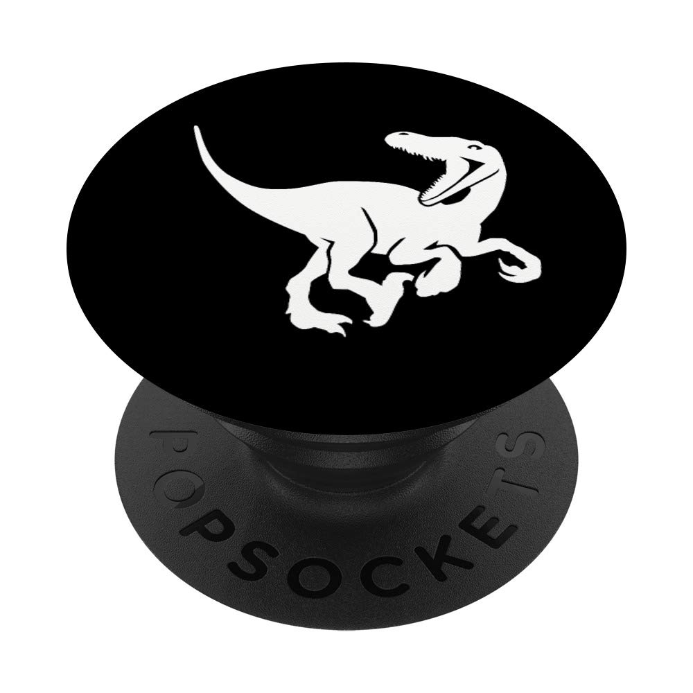 Velociraptor Dinosaur PopSockets PopGrip - Swappable Phone Grip for iPhone, Samsung & Tablets | Secure Hold for Gaming, Photos & Everyday Use