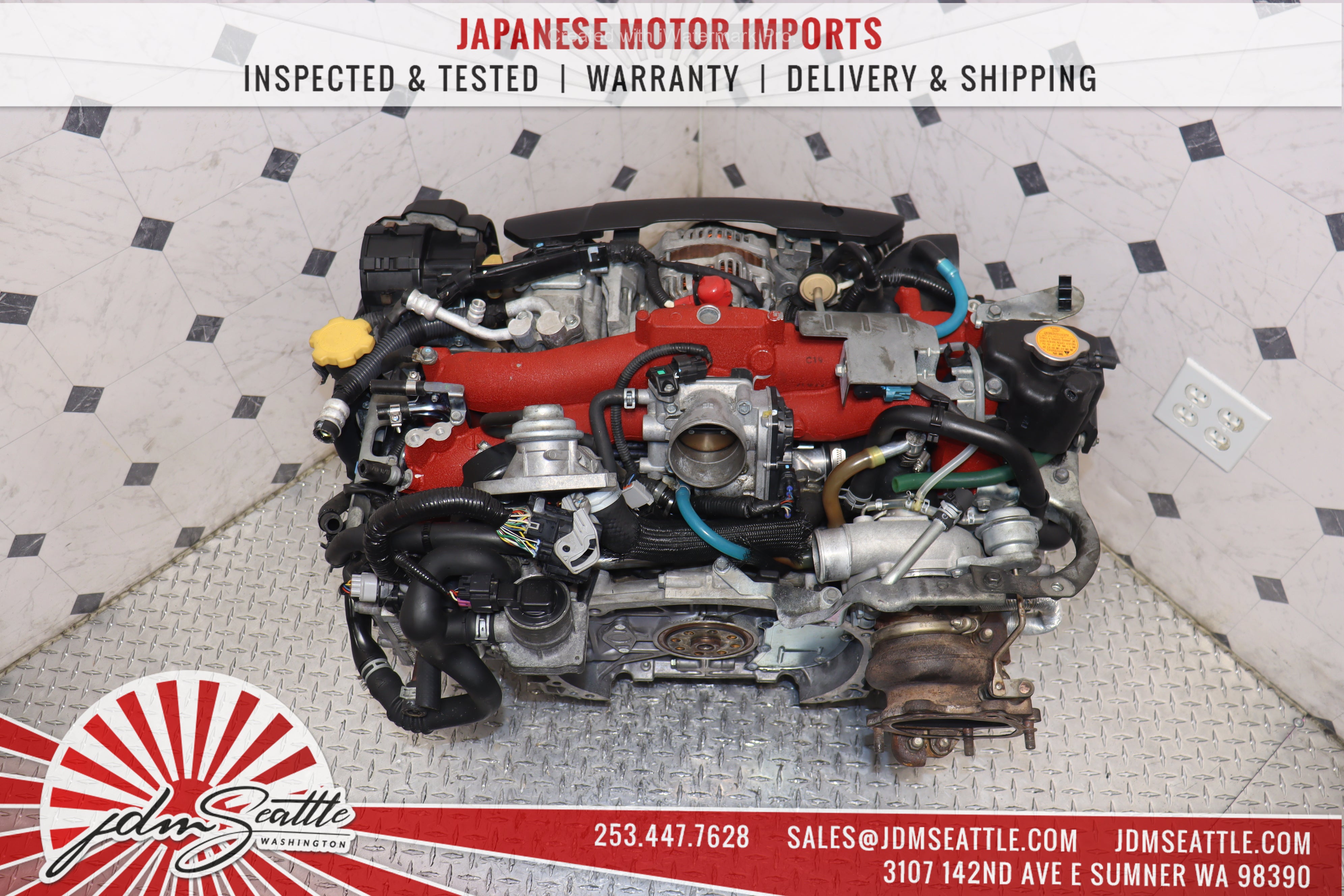 JDM EJ257 2.5L Turbo AVCS EJ25 V10 Engine for 2008-2021 Subaru WRX STI - High Performance Replacement Engine - Perfect for Racing, Tuning & Engine Swap Projects