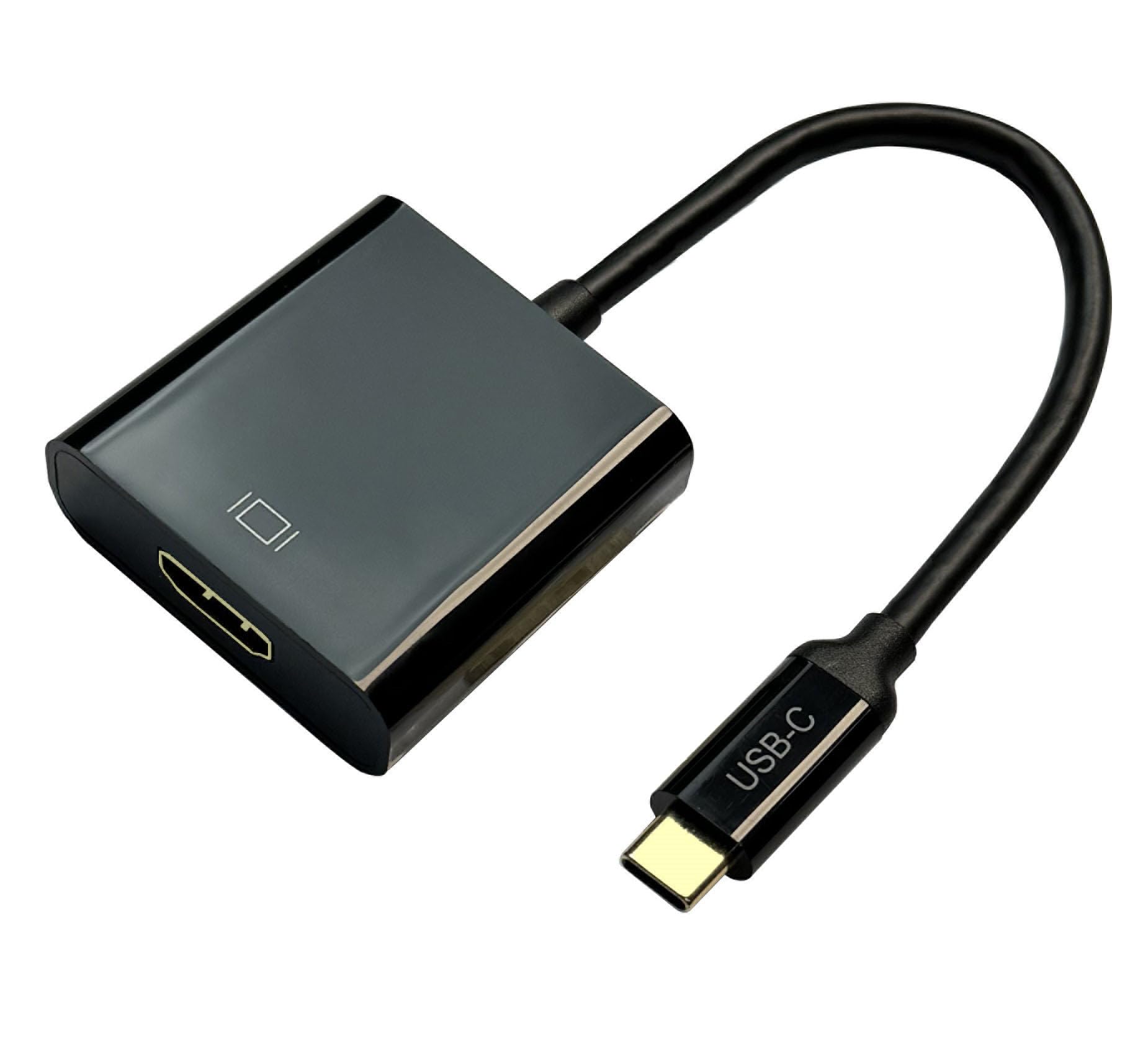 4K USB C to HDMI Adapter - Thunderbolt 3/4 Compatible for MacBook Pro/Air, iPad Pro, Dell XPS, Samsung Galaxy - Type C to HDMI Converter for Ultra HD Streaming, Gaming & Presentations