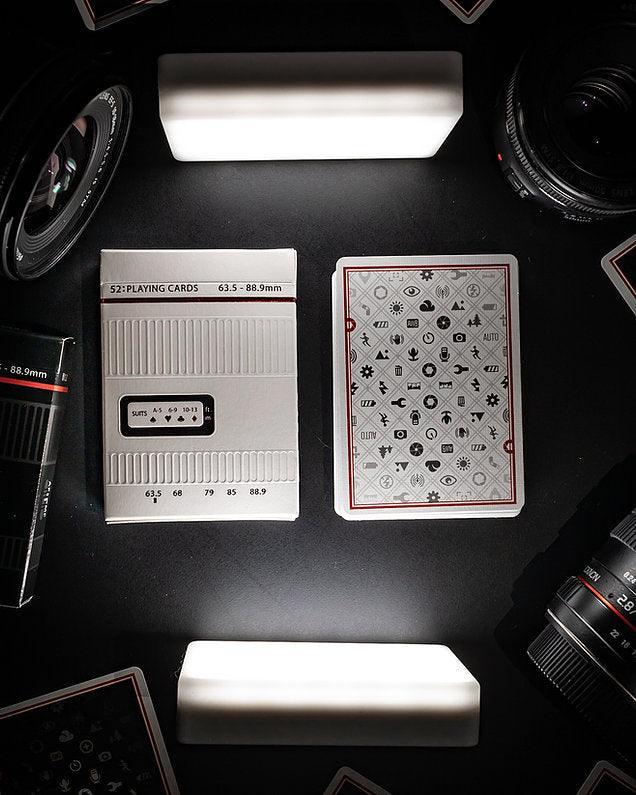 Shooters Playing Cards - Premium Collector's Edition White Deck for Poker, Blackjack & Card Games | Perfect for Game Nights, Magic Tricks & Collectors