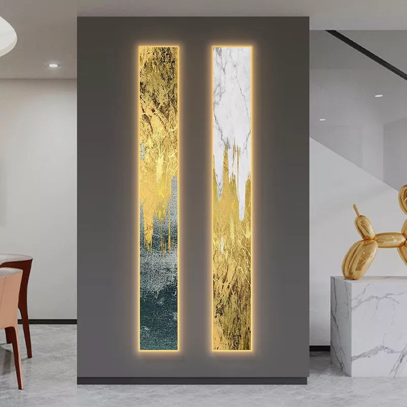 Abstract LED Panel Wall Lamp - Modern Indoor Lighting Fixture for Living Room, Bedroom & Office Decor