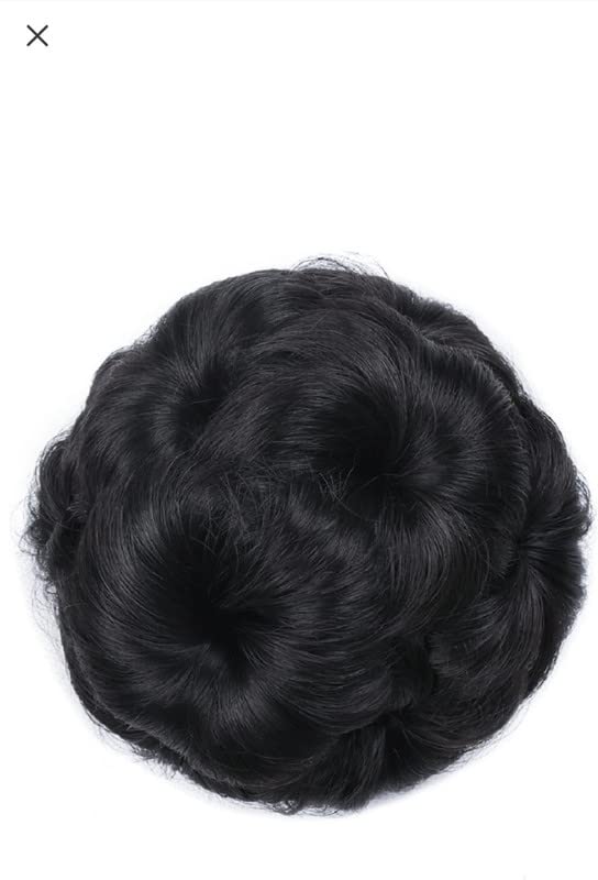 GAURI UMA Women's Black Hair Juda - Stylish Hair Accessory for Women | Perfect for Parties, Weddings & Everyday Fashion