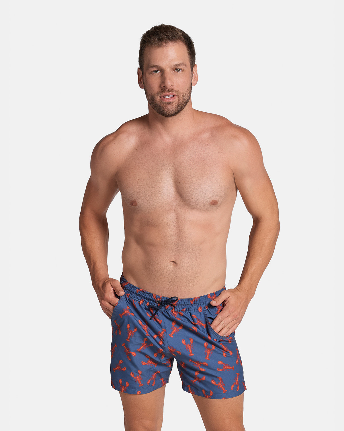 Eco-Friendly Men's Swim Trunks with Soft Inner Mesh Lining - Quick-Dry, Comfortable & Sustainable Swimwear for Beach, Pool & Water Sports