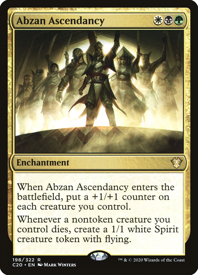 Abzan Ascendancy - Commander 2020 Edition | MTG Magic The Gathering Card | Perfect for Commander Decks & Strategy Gameplay