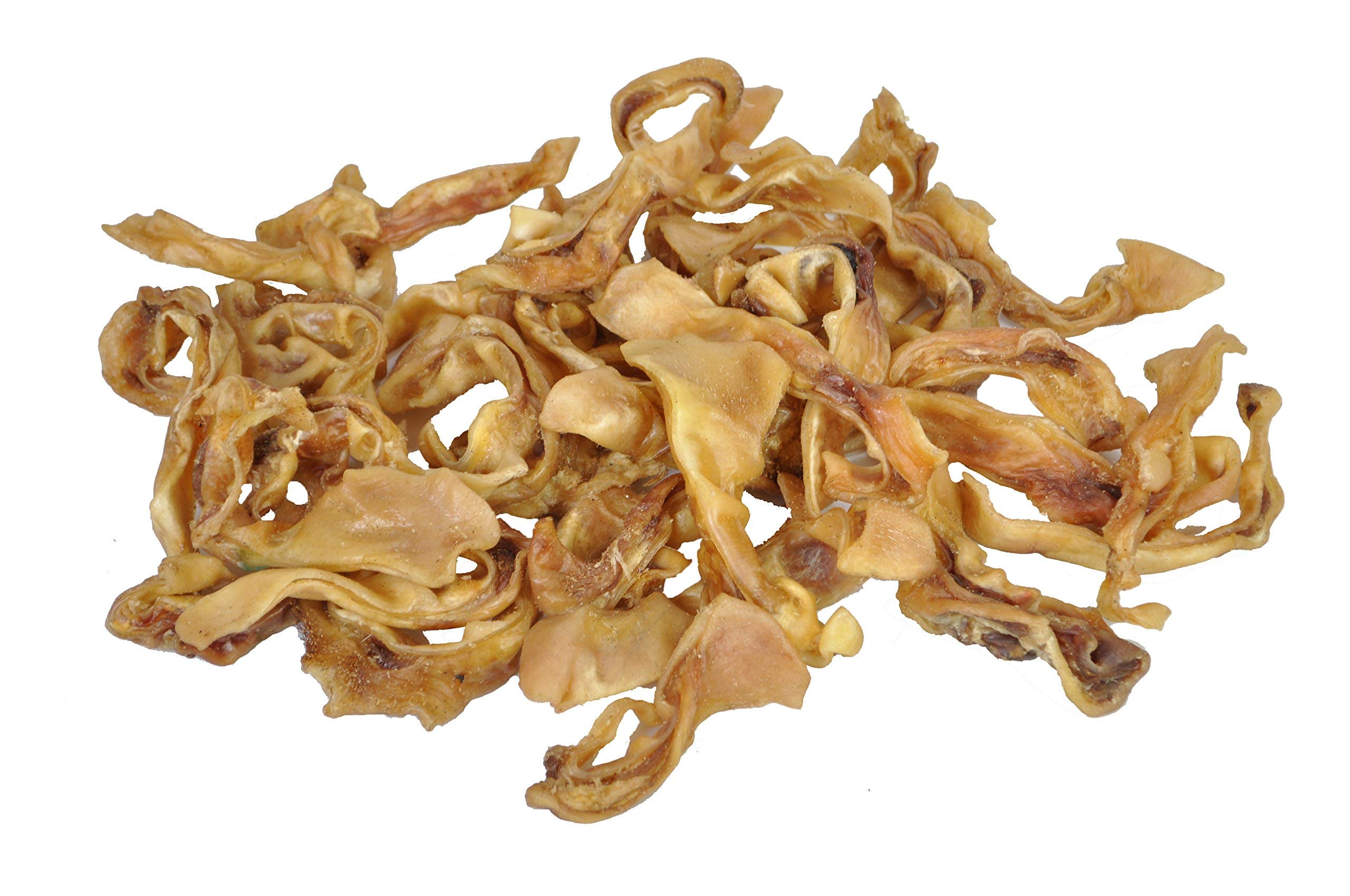 Downtown Pet Supply Pig Ears Strips for Dogs - Natural Dog Treats for Small & Large Breeds - Dental Chews for Teeth Cleaning - Rawhide-Free, Protein-Rich Snacks with Vitamins & Minerals - Promotes Healthy Skin & Coat - 2 lb Bag - Perfect for Training Rewards & Dental Care at Home