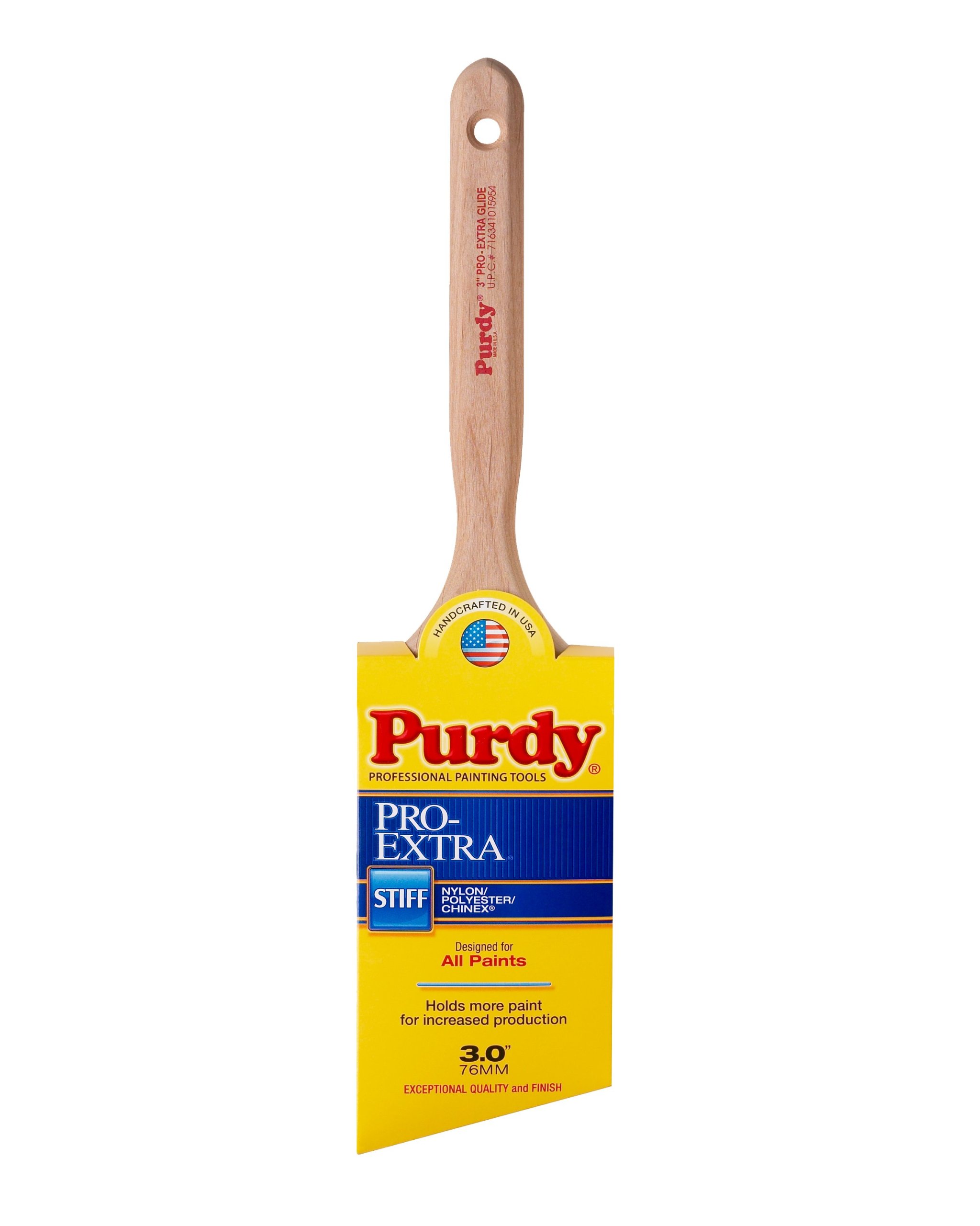 6-Pack Purdy 144152730 Pro-Extra Glide Angled Sash Paint Brush - 3