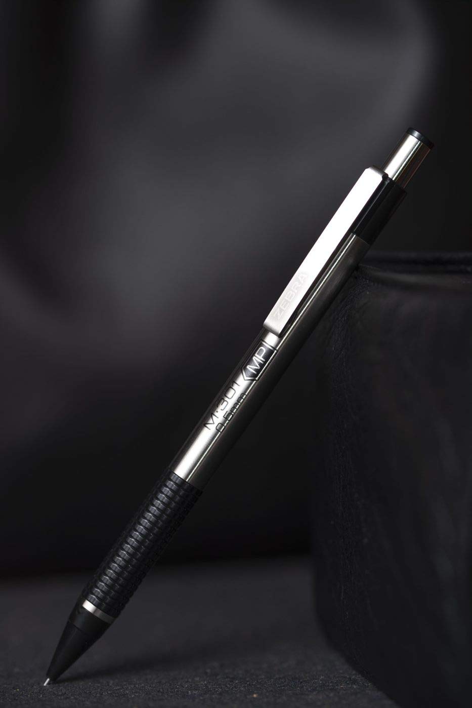 Zebra M-301 Stainless Steel Mechanical Pencil 0.5mm Fine Point - 2 Pack (Model 54012) for School, Office & Drafting - Smooth Writing for Notes, Sketches & Technical Drawings