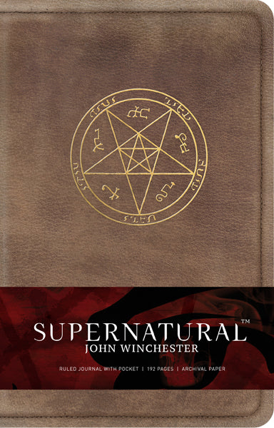 Supernatural John Winchester Hardcover Ruled Journal - Lined Notebook for Fans, Collectors & Writers - Perfect for TV Show Memorabilia, Gift Giving & Note Taking
