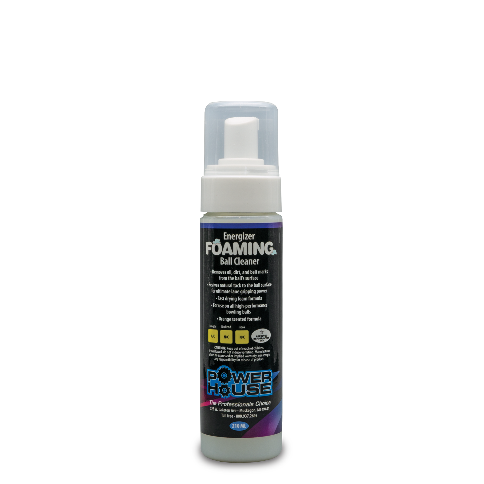 Powerful Foaming Energizer Ball Cleaner 6 oz - Deep Cleaning for Sports Balls, Yoga Mats & Gym Equipment - Removes Dirt, Odor & Bacteria