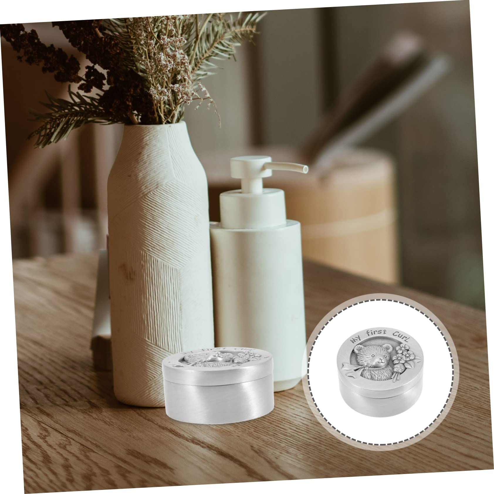 TOYANDONA Baby Keepsake Box - Stainless Steel First Tooth Holder & Memory Box for Newborn, Christening, Birthday Gifts | Perfect for Baby Shower, 1st Birthday & Milestone Preservation
