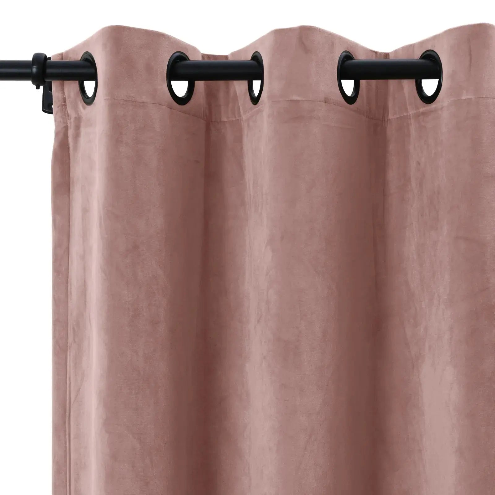 Luxury Velvet Grommet Curtains for Living Room & Bedroom - Blackout Thermal Insulated Drapes - Birkin Style Elegant Window Treatments for Home Decor