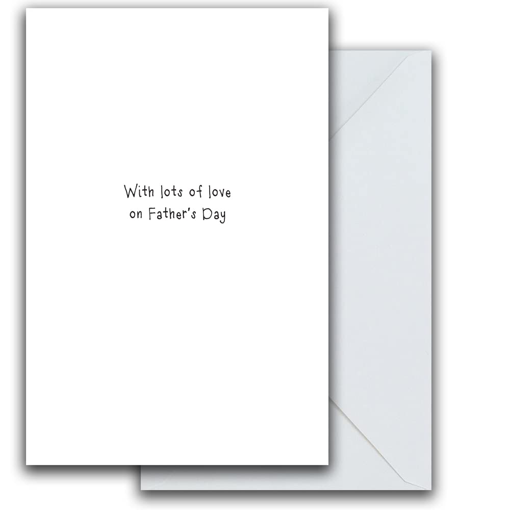 Heartfelt Father's Day Card from Daughter - Unique & Adorable Greeting Card for Dad - Perfect Fathers Day Gift for Dad - Ideal for Birthday, Anniversary & Special Occasions