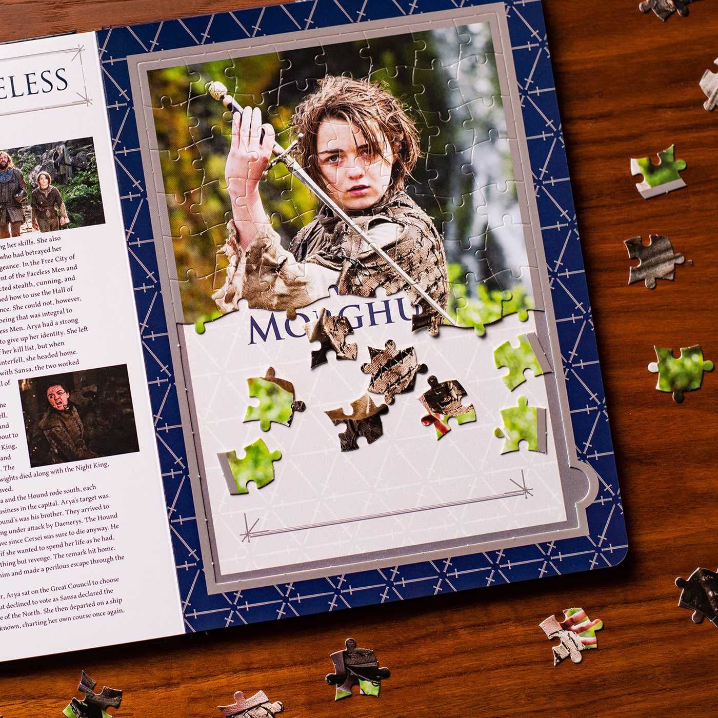 Game of Thrones Jigsaw Puzzle Book - 1000 Piece Fantasy Puzzle for Adults & Teens | Perfect for Family Game Nights & Winter Holiday Activities
