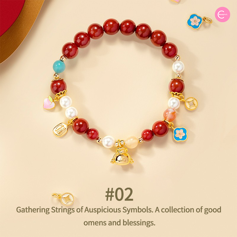 The Palace Museum Lucky Red Cord Bracelet - Chinese Cultural Good Luck Charm Jewelry for Protection & Blessings | Perfect Gift for Birthdays, Weddings & Daily Wear