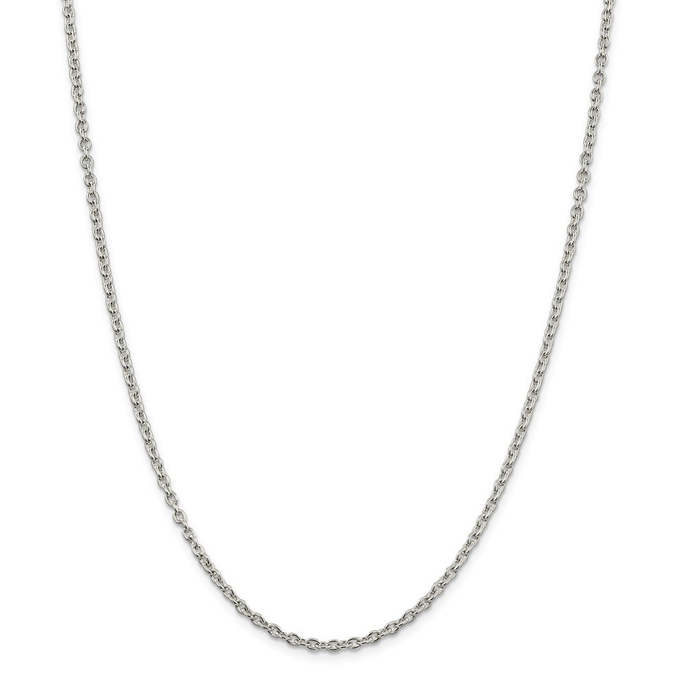 925 Sterling Silver 2.75mm Cable Chain Necklace with Lobster Clasp - Dainty & Secure Jewelry for Women, Gift for Her, Everyday Wear & Special Occasions
